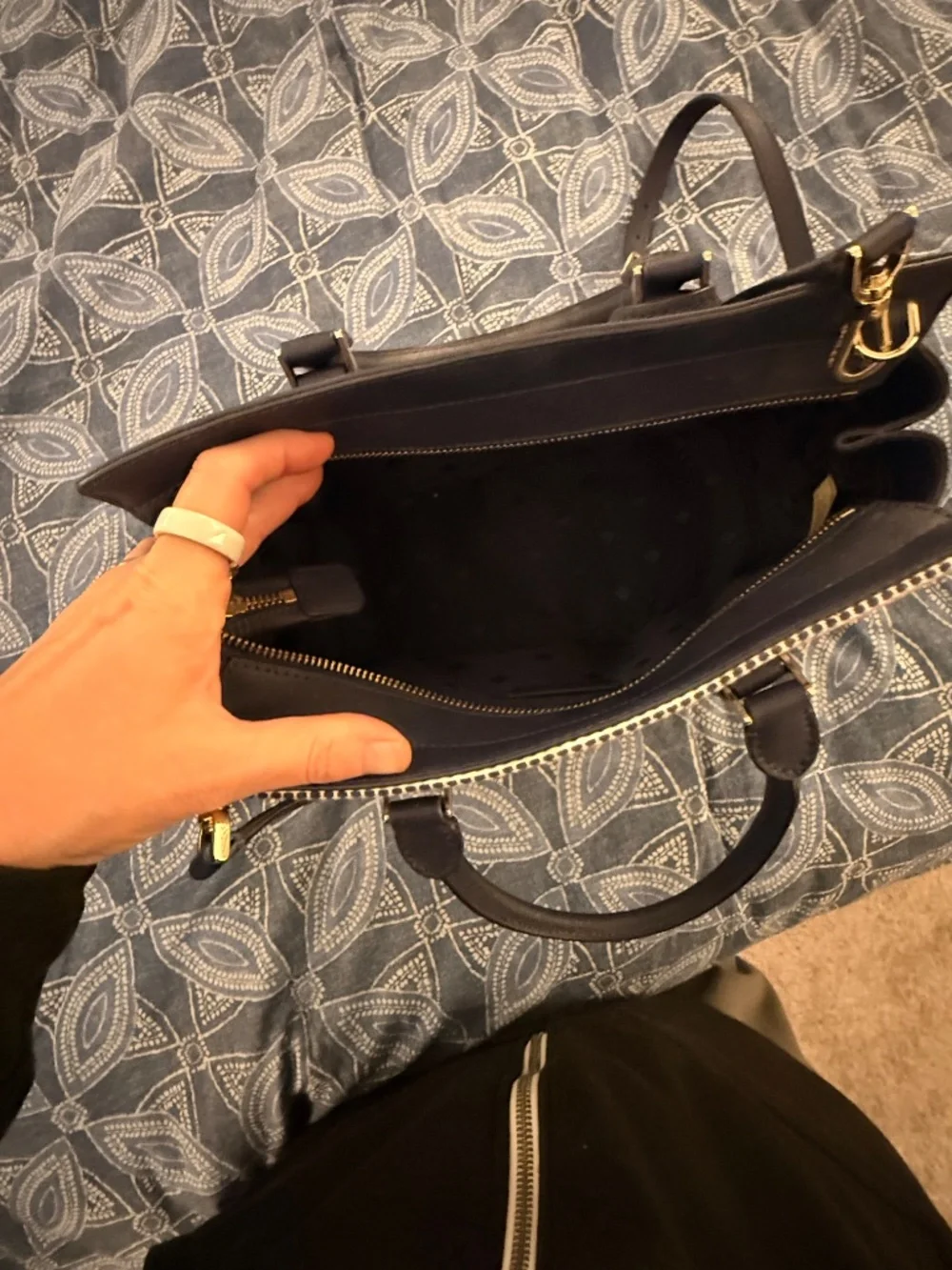 Striped Kate Spade purse